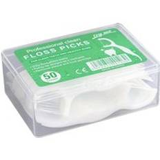 Private Label Vegan Eco Friendly Toothpick Dispenser Plastic Stick With Dental Floss Pick