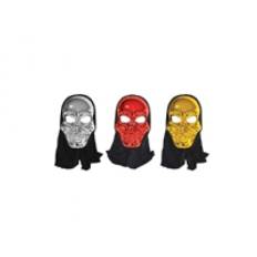Skelet maske med hætte
