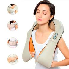 Massage- & värmekudde för nacke/axel & rygg (Shiatsu V2) - Beige
