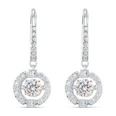 Swarovski, Accessories , Dame, Hvid, ONE SIZE, Tyl, Sparkling Dance Earrings