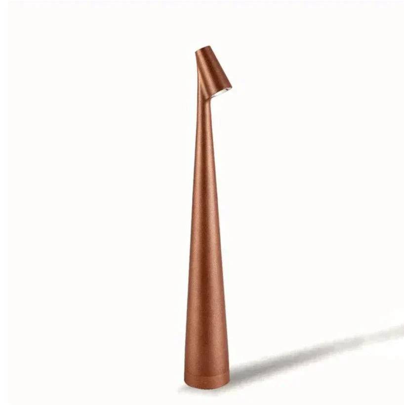 Spark Touch - Elegant Dimmable Trådlös Bordslampa - Brun / 45 cm