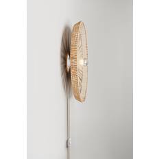 Creative-Cables - Lampa Med Lampskärm I Raffia Tahiti Och Ljuskälla - Orange - Ljusbrun (one size)