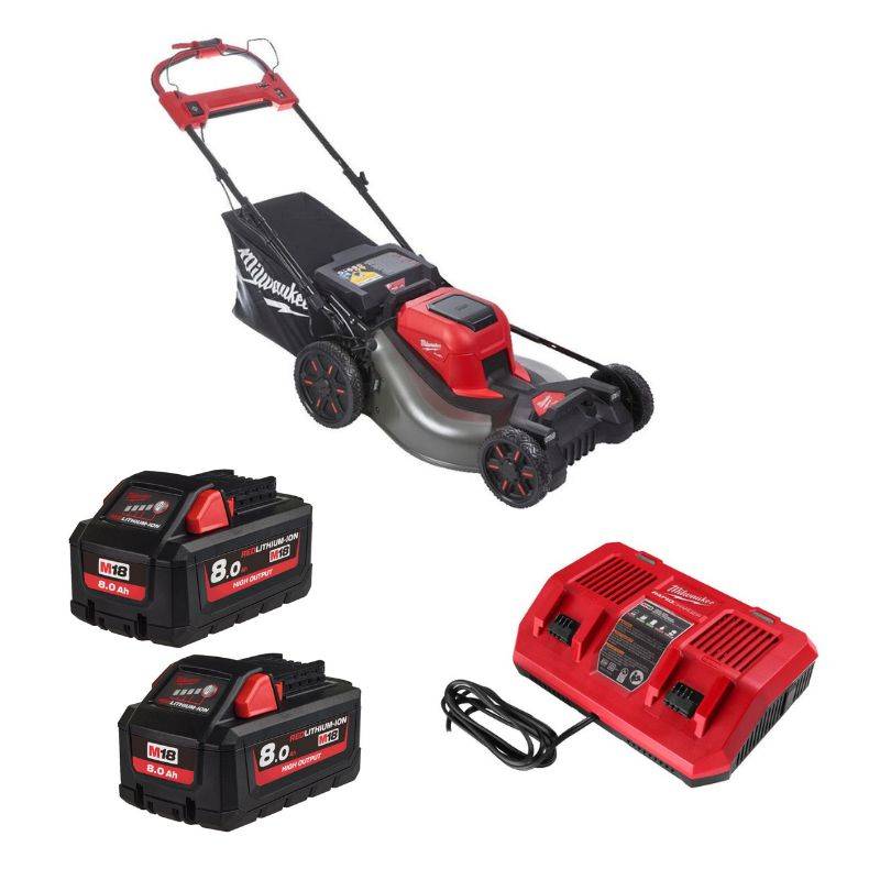 Milwaukee excentersliber M18 BOS125 med 5Ah batteri og lader