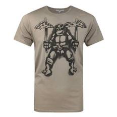 Junk Food Mens Pizza Teenage Mutant Ninja Turtles T-Shirt M brun
