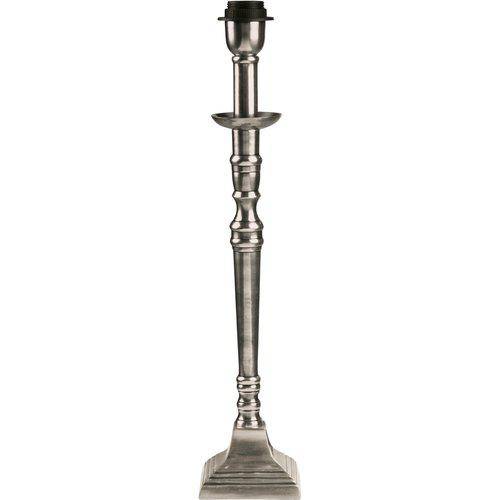 PR HOME - Salong Lampefod, Antik Sølv, 53cm.