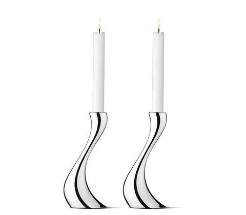 Georg Jensen Cobra stager H20 m lys, 2 stk