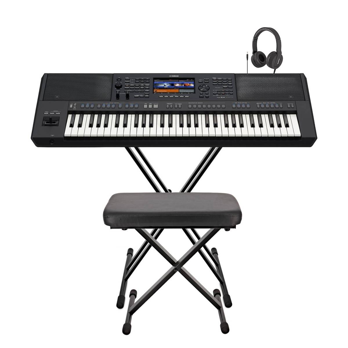 Yamaha PSR SX720+ Digital Arranger Keyboard Package