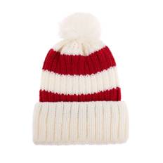 Snazzy Santa Snazzy Santa Beanie Hue - Stribet Rød & Hvid