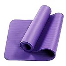 AIHEDOUJ Yoga mat non-slip carpet mat, environmental fitness gym mat yoga purple