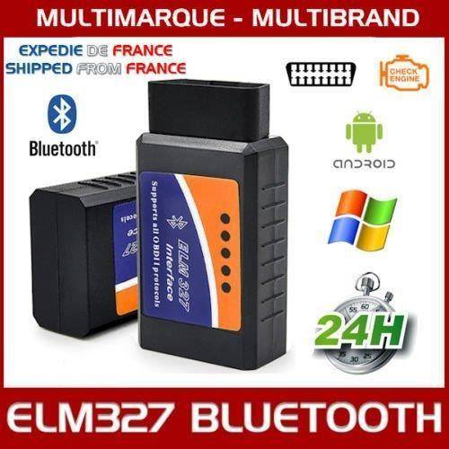 Mister Diagnostic® ELM327 BLUETOOTH Fler Märkes Diagnostikgränssnitt Windows Android ELM 327 OBD