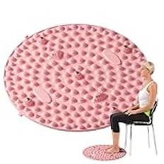 Fotmassagematta, Fotzonterapidyna | Fötter Massage Pad Avslappning Massagematta,Partikelmassageverktyg Walk Stone Bärbar akupunktsmatta med hög elasticitet för fötter