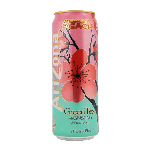 Arizona Green Tea with Ginseng & Peach – 680mL