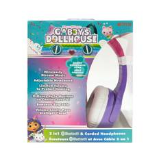 eKids Gabby's Dollhouse Bluetooth Headphone lilla