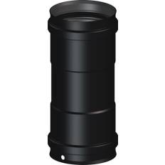 Emaljrör Till Pelletskamin Dinak Ø80 200Mm Svart