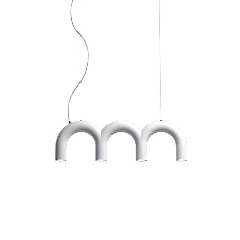 Oblure Arch Triplette taklampa vit