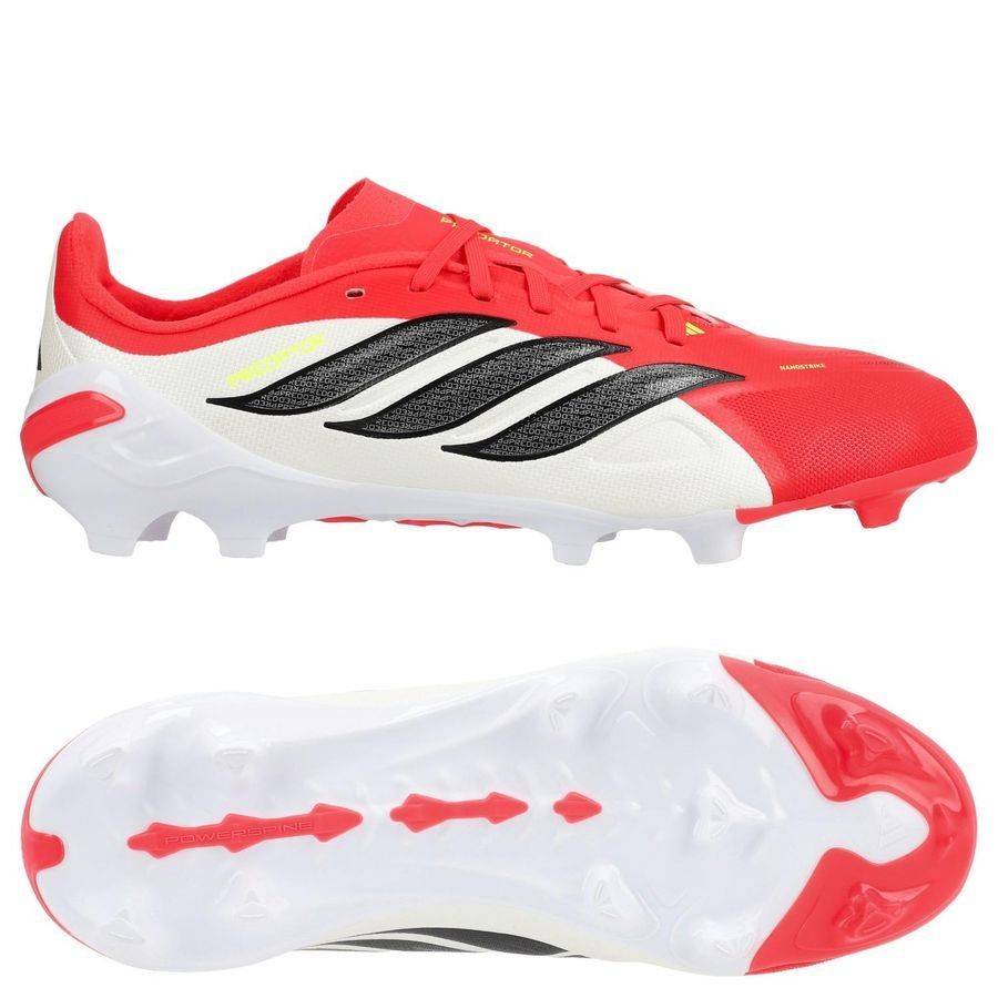 adidas Predator League Fg Born For Goals - Lucid Red/svart/vit Barn - Gräs (Fg) - ['Röd'] (35)
