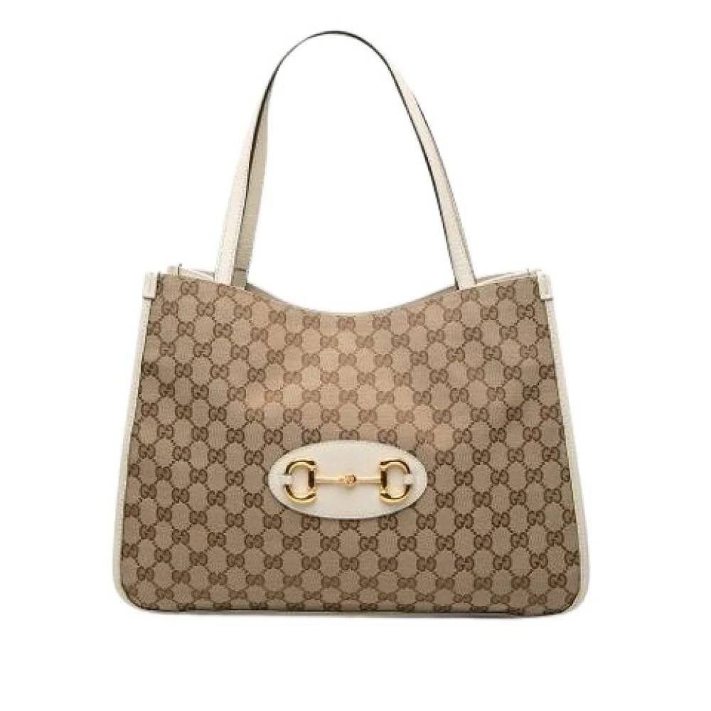 Gucci Vintage - Pre-owned Canvas Tote Bag Vintage - Dam - ONE Size - Läder