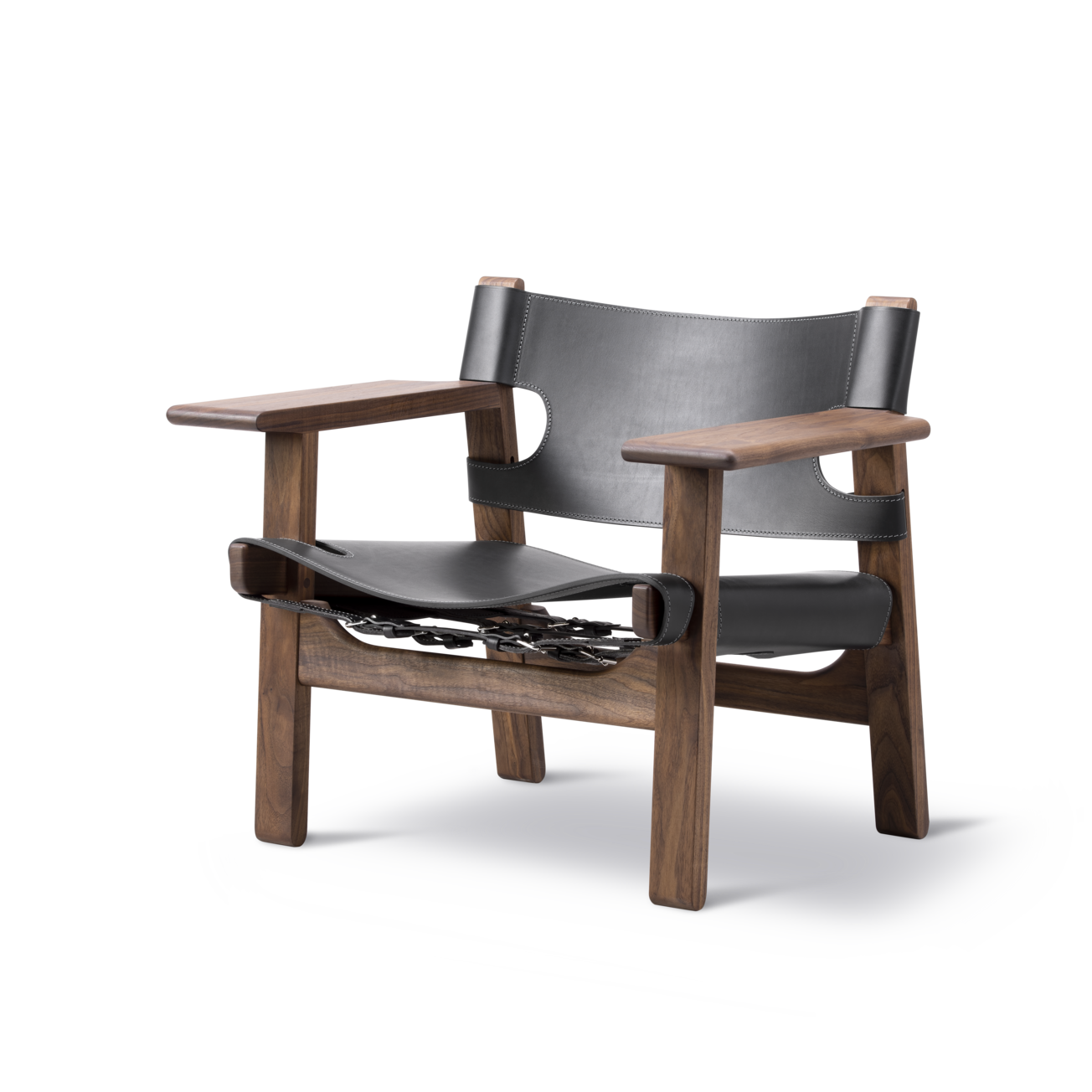 Den Spanske Stol, Sort/Valnød Olie.