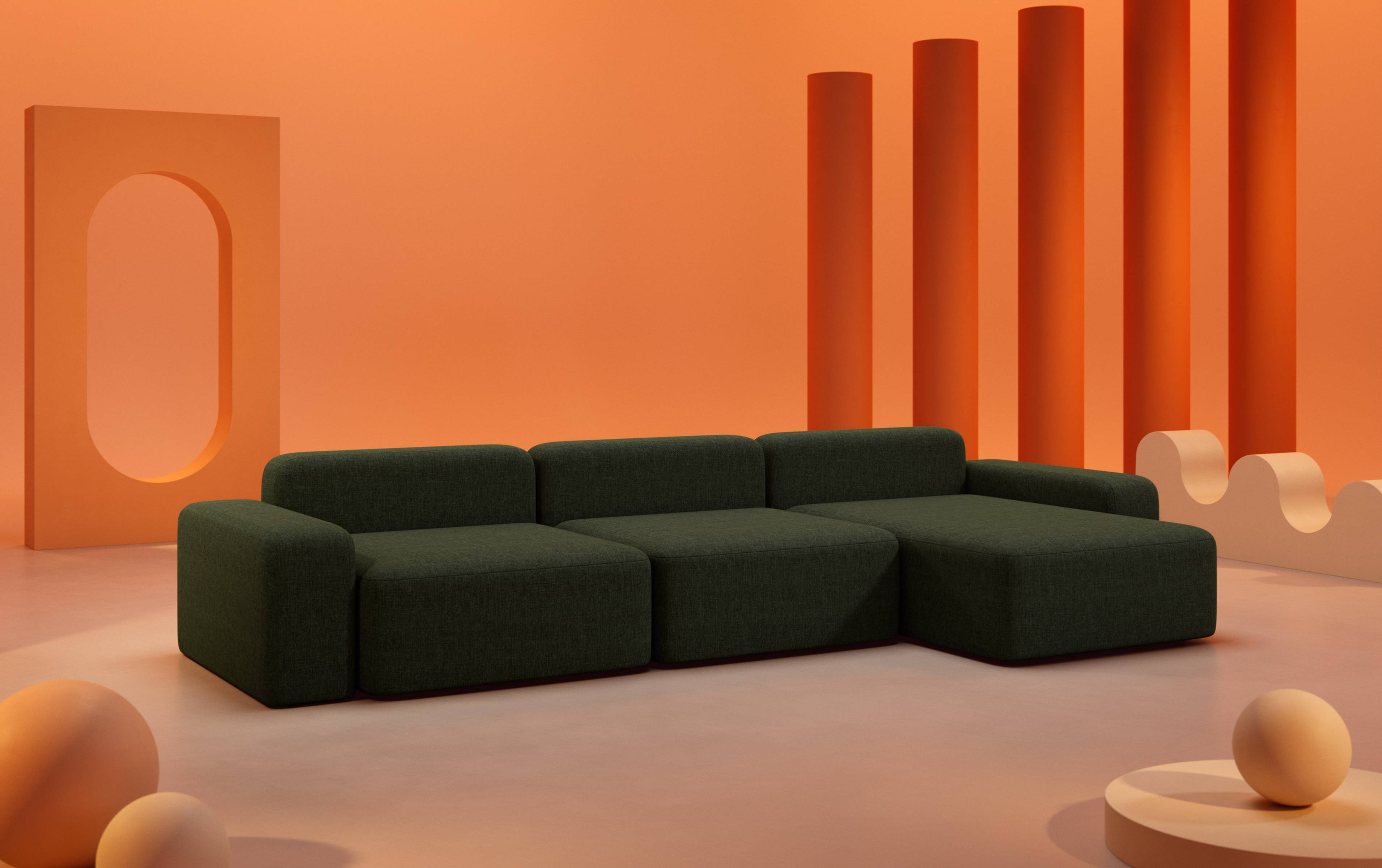 Bedre Nætter Velto  Sovesofa 3 moduler
