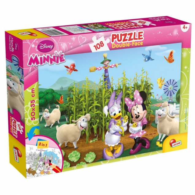 Minnie Mouse puslespil 108 brikker