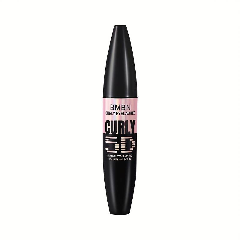 TEMU Waterproof 5d Fiber Eyelash Mascara | Long-lasting, Sweat-proof Formula For , Lengthened, And Curly Lashes With Head, Ideal For Parties, Music Festivals, And Mother's Day Gifts - Black