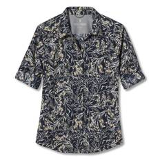 RR Womens Expedition II Print 3/4 Sleeve (Blå (NAVY MIRAMAR PT) Small)