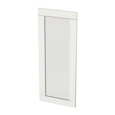 Lucka Till Högskåp Camargue Ram + Glas Vit 1-Pack