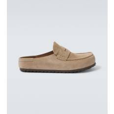 Birkenstock Naples Wrapped suede mules - beige - EU 41