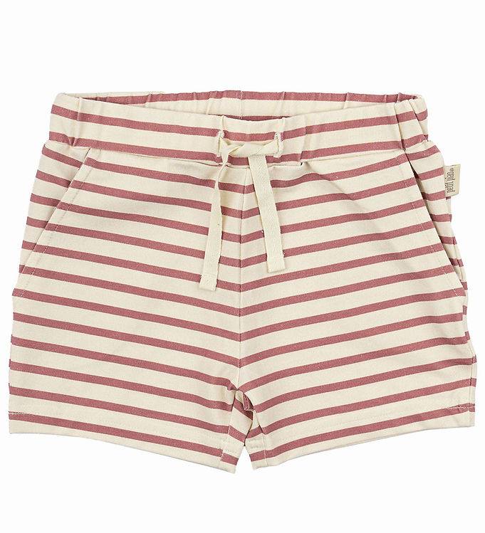 Petit Piao Shorts - Sum - Withered Rose/Off White - Petit Piao - 3 år (98) - Shorts