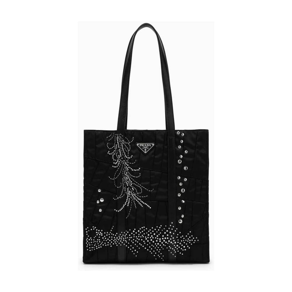 Prada Borsa Shopping Media - Tasker - Dame - Sort - ONE SIZE -