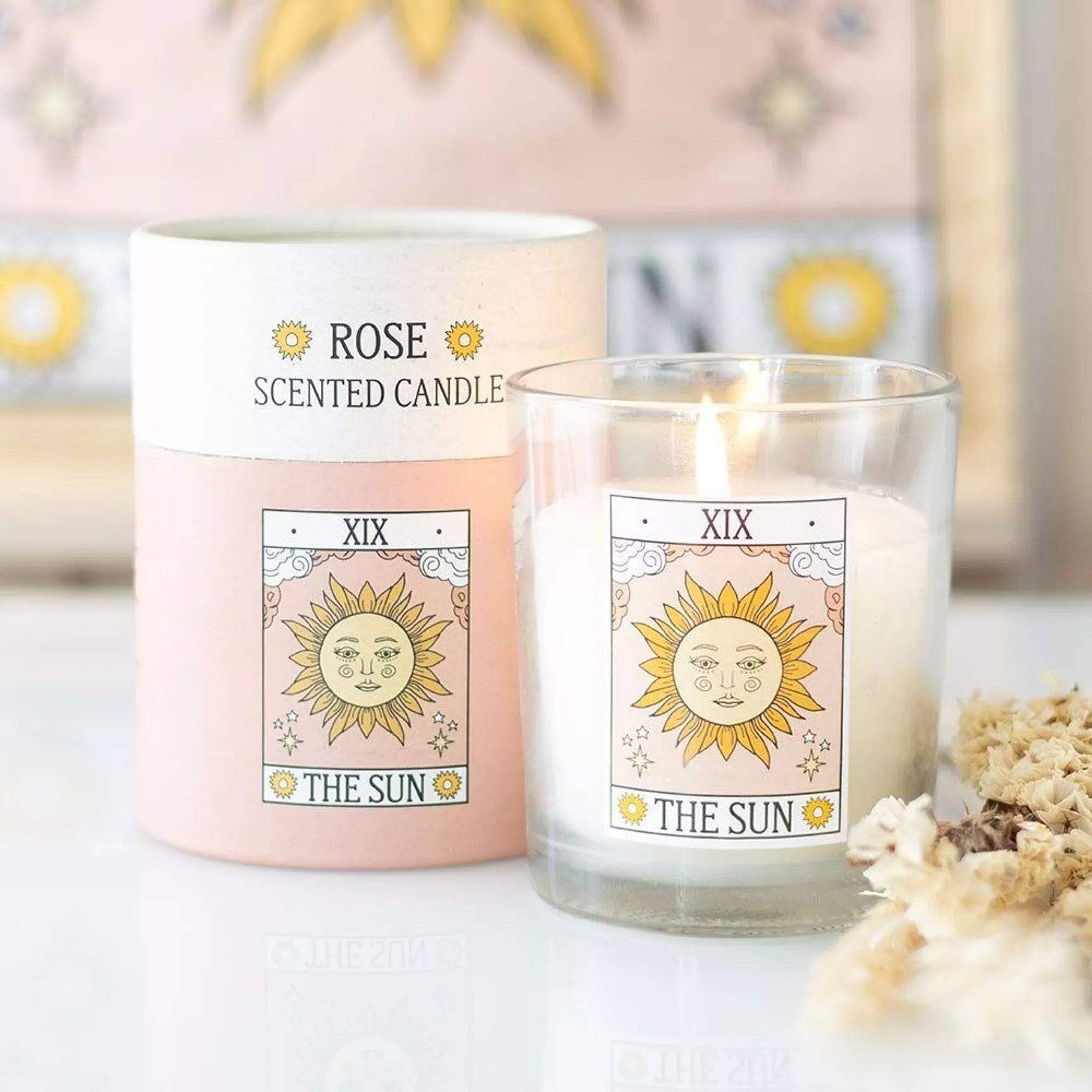 The Sun Vintage Tarot Doftljus – Ros (29h brinntid)