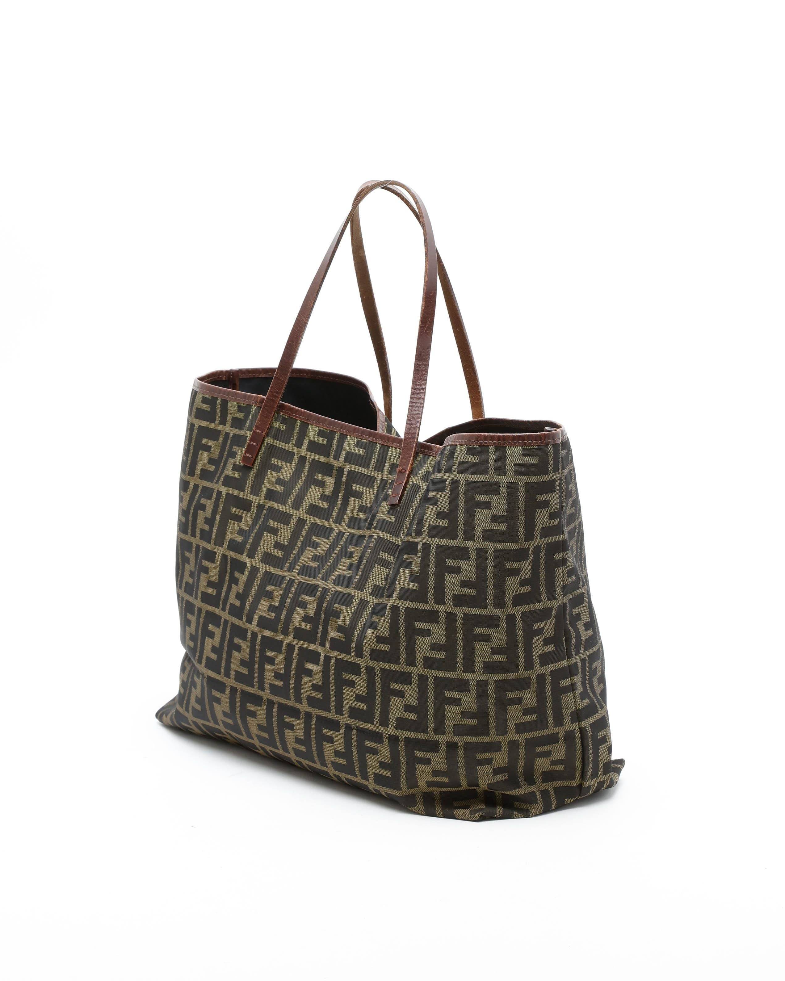 Fendi Zucca Tote Bag - Brown (One Size)
