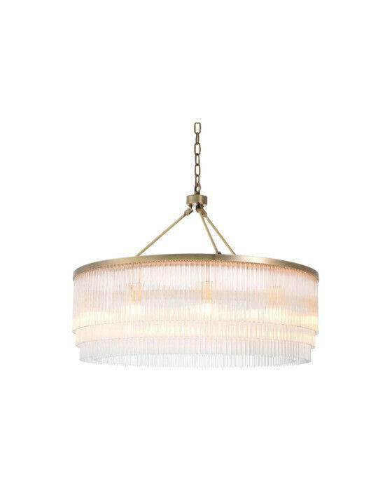 Eichholtz Hector takkrona borstad mässing - Guld (Ø: 90 x H: 61 cm)