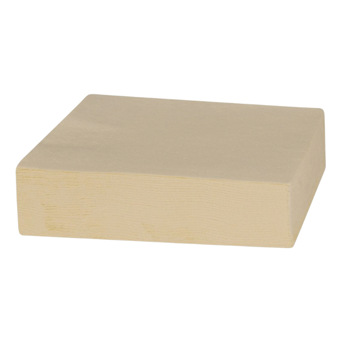 33x33 cm servietter 50x brune 2-lags.