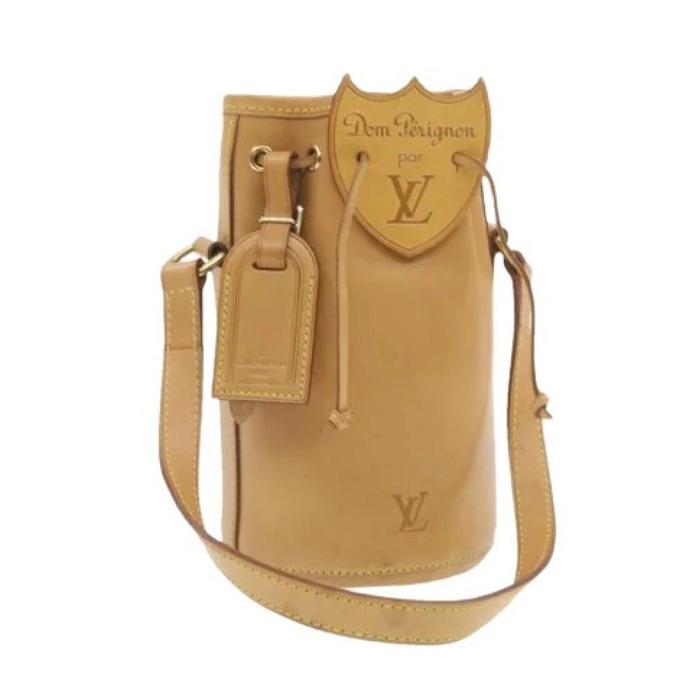 Louis Vuitton Vintage Pre-owned Nomade Bucket Bag - Vintage - Dame - Beige - ONE SIZE - Læder