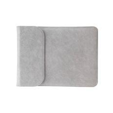 MacBook Pro/Air 15" - L'Empiri™ Smooth Læder Sleeve - Grå