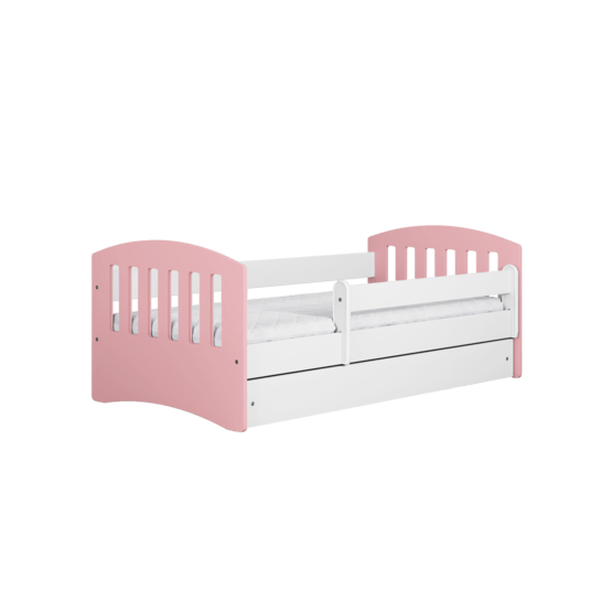 Kocot Kids Barnsäng - Classic 1 Mix Pale Rosa - 140x80 Cm