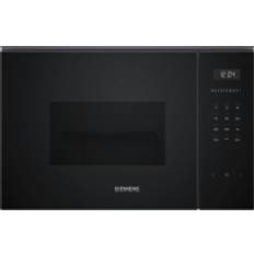 Siemens BE555LMB1, Einbau-Mikrowelle, 59 x 38 cm, iQ500, Schwarz, Edelstahl, mit 5 Jahren Garantie!