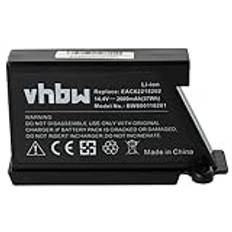 vhbw Ersättningsbatteri kompatibelt med LG HOM-BOT VR6560LV, VR65704LVM, VR6570LVM dammsugare hemrengörare (2600 mAh, 14,4 V, Li-Ion)