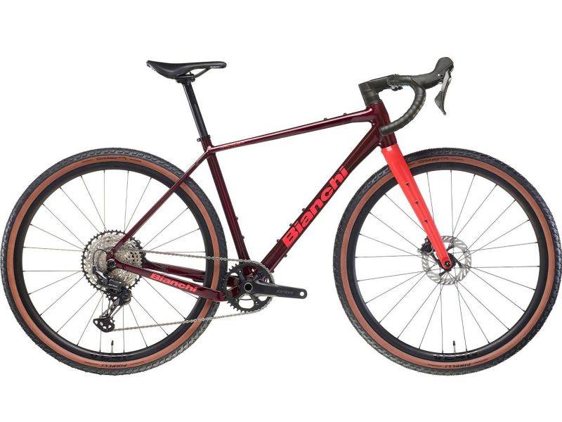 Bianchi Arcadex AL Cues Bourgogne - Gravel - 2027, L (170 - 185cm) - Vi matcher laveste pris. 365 dages returret.
