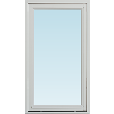 Svenska Fönster SF vridfönster 680x1180mm 1-luft, insida trä utsida trä, 3-glas  (7x12)