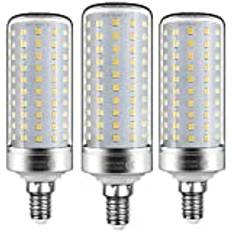 20W LED Glödlampor E14 Varma Vita 3000K,LED Majs Glödlampor,200W Glödlampor Motsvarande,2200LM Kan Ersätta 150W~200W Glödlampa,CRI 85 Hög Ljusstyrka,Ej dimbar,3-paket