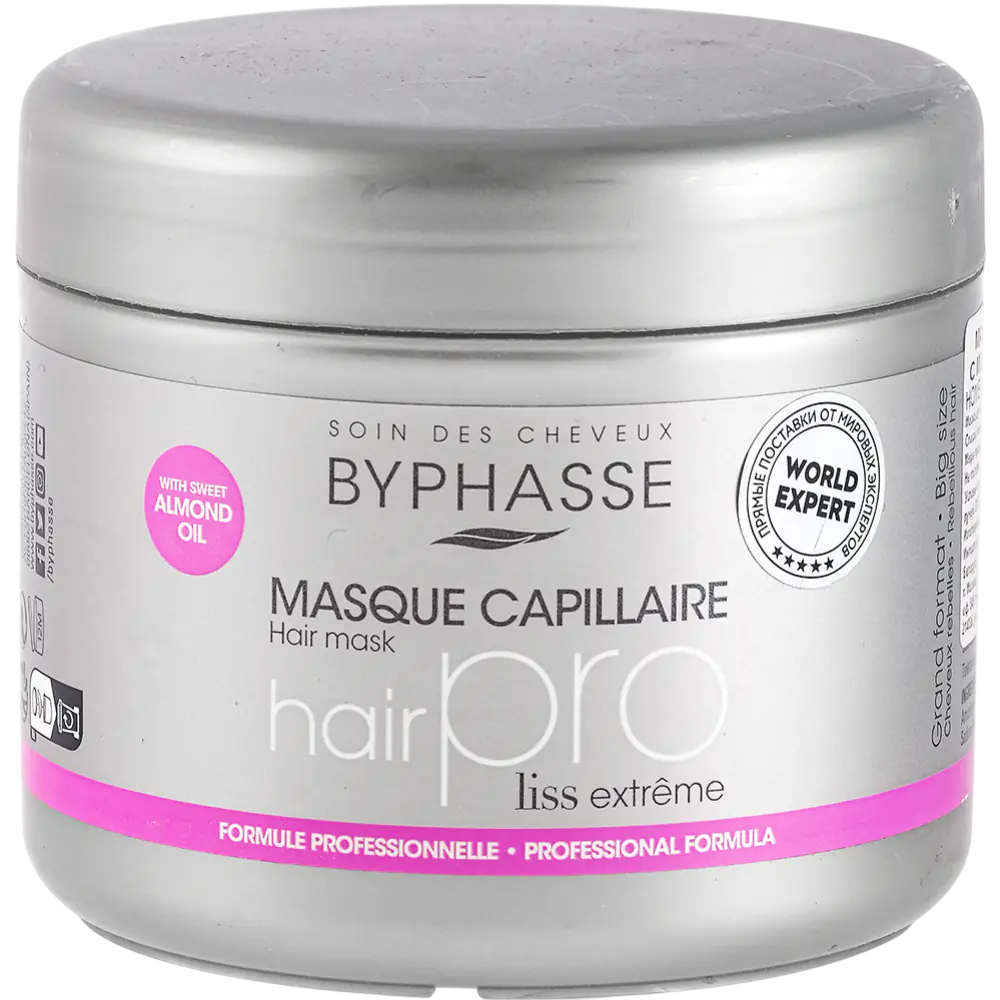 Byphasse Hair Pro Liss Extrême Hårmask 500 ml Testare