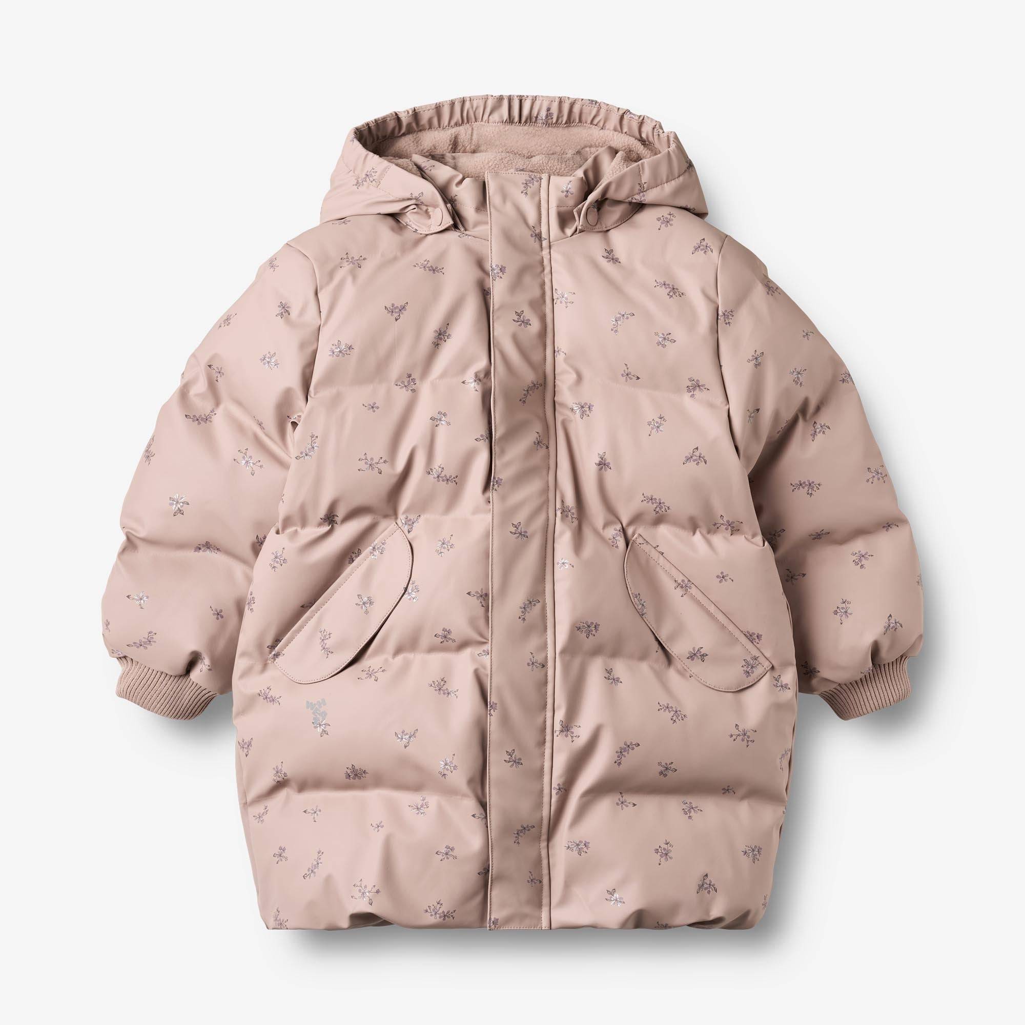 WHEAT® - PU Pufferjakke Coast - dry rose flowers - Str 110.