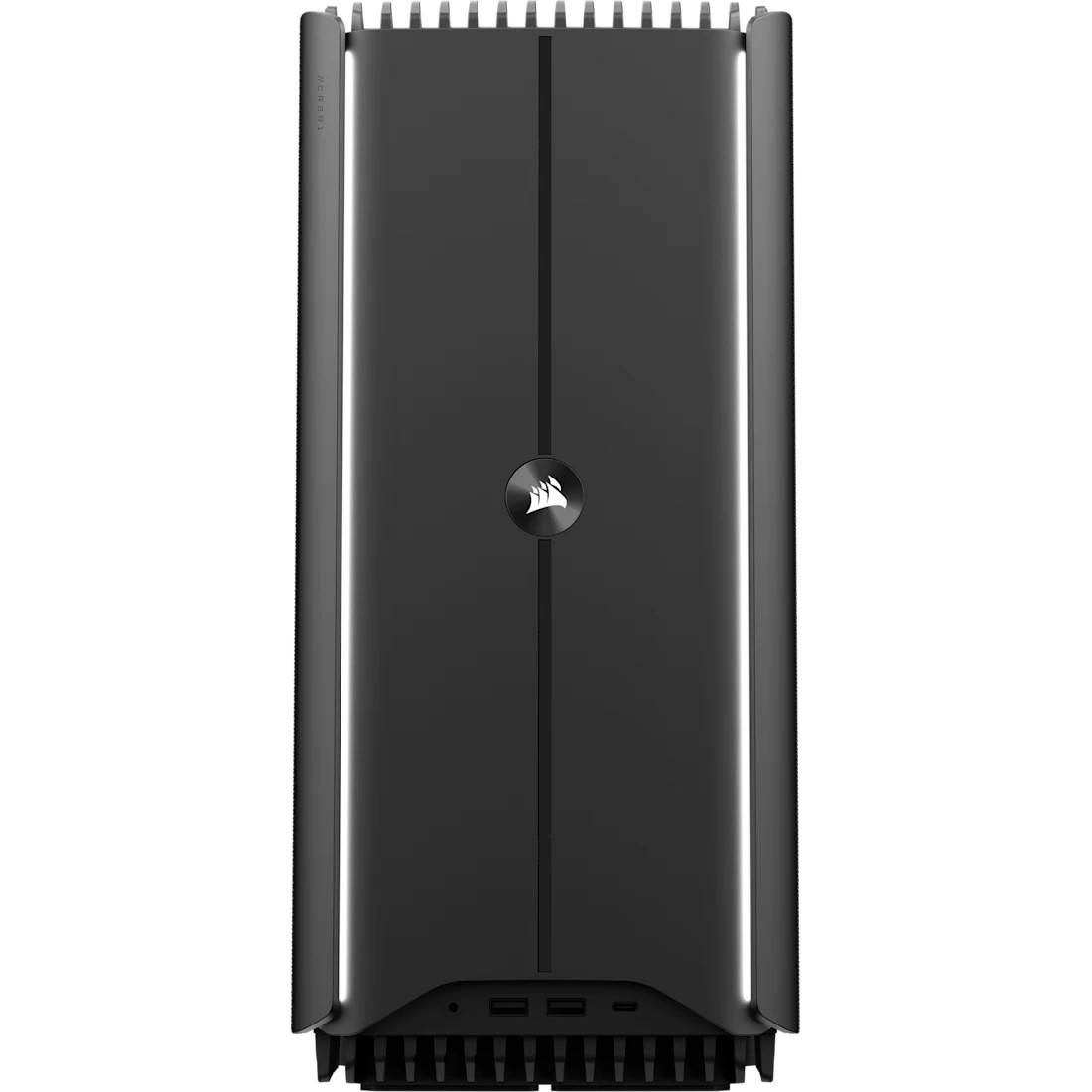 CORSAIR ONE a600 PC – Mörk metall: Vätskekyld AMD Ryzen 7 9800X3D och GeForce RTX 5080, 32 GB DDR5, 2 TB M.2 SSD, Win11 Home