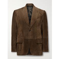 TOM FORD - Suede Blazer - Men - Brown - IT 54