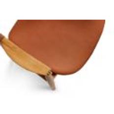 Bent Hansen Asger Stol M. Polstring H: 80 cm - Eg, Olieret / Zenso 2 223 Cognac Læder