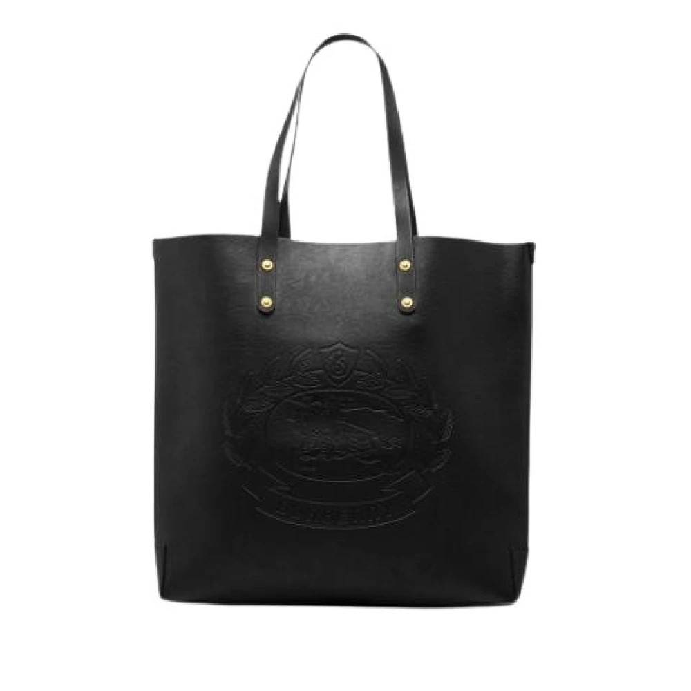Burberry Vintage Pre-owned Tote Bag - Vintage - Dame - Sort - ONE SIZE - Læder