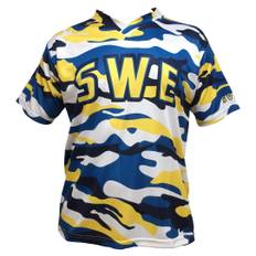 T-shirt Sverige Camo - Blå/Gul - S