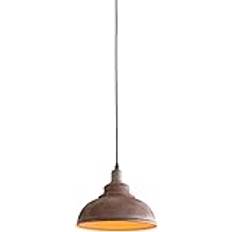 Pendant Light Chandelier Rustic Metal Shade Farmhouse Lighting Fixture, Vintage Pendant Light Kitchen Island Ceiling Hanging Lamp, E27 Suspension Lamps for Dining Room Coffee Bar B